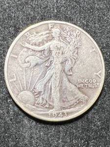 lot 73 image: 1943 US WALKING LIBERTY HALF DOLLAR