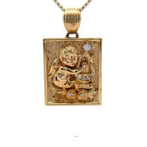 lot 47 image: NEW Victoria Weik Beverly Hills Angel Pendant Necklace