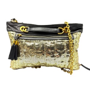 lot 124 image: Dolce & Gabbana Gold Sequin Shoulder Bag Pre-Owned Retail $1,800
