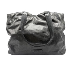 lot 136 image: Cole Haan Black Leather Soft Tote Bag Pre-Owned Retail $150
