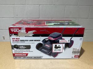 lot 209 image: Hyper Tough 2x20 Volts Max 18-Inch Brushless Side-discharge Mower