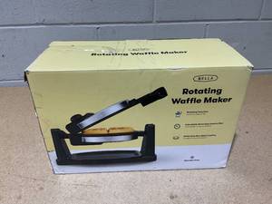 lot 211 image: BELLA 13991 Rotating Waffle Maker, Polished Stainless Steel