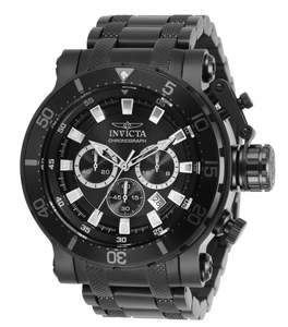 lot 220 image: Invicta Coalition Forces Night Hawk Mens Watch - 52mm, Black (32727)