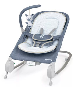 lot 224 image: Ingenuity 2-in-1 Happy Belly Rock To Bounce Massage Baby Seat