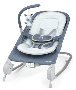 lot 237 image: Ingenuity 2-in-1 Happy Belly Rock To Bounce Massage Baby Seat