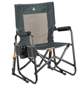 lot 42 image: GCI Outdoor Stowaway Rocker - Hunter Topo