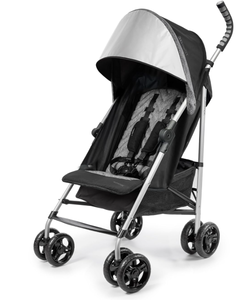 lot 131 image: Summer Infant 3Dlite ST Convenience Stroller, Black & Gray