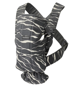 lot 146 image: BabyBjrn Baby Carrier Mini, Cotton, AnthraciteLandscape Print