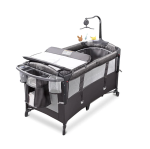 lot 401 image: Adovel Baby Bassinet Bedside Crib for Newborn to Toddles Baby Bed