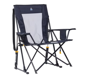 lot 454 image: GCI Outdoor Comfort Pro Rocker XL Camp Chair - Heather Charcoal