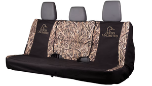 lot 476 image: Signature Automotive Ducks Unlimited Full-Size Bench Seat Cover - Shadow Grass BladesBrown