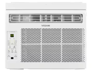 lot 21 image: Vissani 6,000 BTU 115-Volt Window Air Conditioner for 250 sq. ft. Rooms with Remote VAW06R1AWT