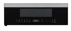 lot 24 image: GE Profile 1.2 cu. ft. Low Profile Over the Range Microwave in Stainless Steel UVM9125STSS