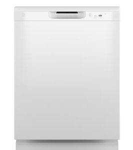 lot 33 image: GE Appliances 24 Inch Built-In Tall Tub Front Control White Dishwasher GDF460PGT6WW