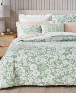 lot 126 image: 3PCS King Size Charter Club Silhouette Floral Comforter Set