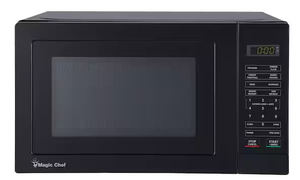 lot 202 image: Magic Chef 0.7 cu. ft. 700-Watt Countertop Microwave in Black