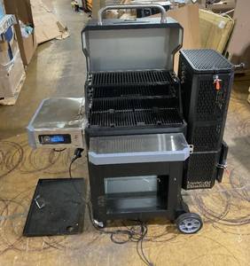 lot 75 image: Masterbuilt Gravity Series 800 Digital WiFi Charcoal Grill, Griddle and Smoker
