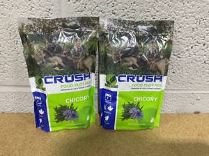 lot 377 image: Lot Of 2 Seeds of Science Crush Food Plot Mix Chicory, 1LB