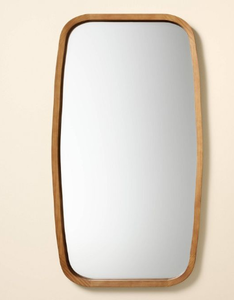 lot 223 image: Hearth And Hand 22x40 Rounded Corner Mirror
