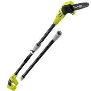 lot 25 image: RYOBI ONE 18V 8 in. Cordless Oil-Free Pole Saw (Tool Only)   Customer Returns See Pictures