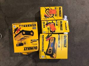 lot 50 image: Lot of Assorted Dewalt Portable Power Stations Various Models and Conditions Customer Returns See Pictures