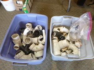 lot 17 image: 2 Totes of Plumbing Items
