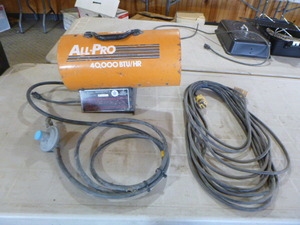 lot 19 image: All-Pro Propane Heater