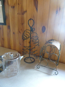 lot 34 image: 2 Wine Bottle Racks