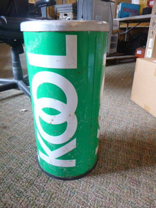 lot 58 image: Vintage Kool Metal Ash Can