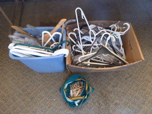 lot 80 image: Lot of Clothes Hangers