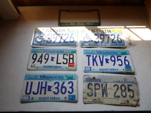 lot 97 image: 6 License Plates