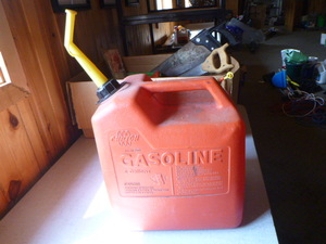 lot 99 image: Plastic Gas Can with Nozzle