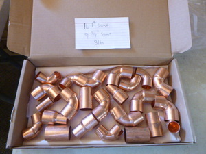 lot 127 image: Copper Plumbing Items