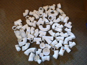 lot 136 image: PVC Pieces