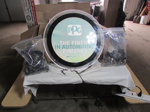 lot 26 image: Car Lights & Automotive Sign