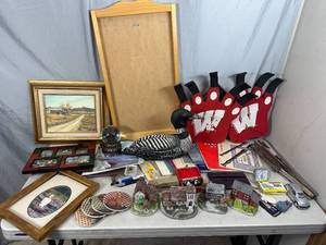 lot 86 image: Vintage Sheet Music, Collectibles, Frames, Stuffed Loon, and More
