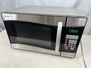 lot 102 image: Emerson Stainless Steel Microwave with Carousel