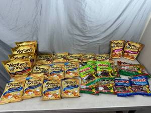 lot 127 image: Assorted Candy, Werthers, Haribo Gummies