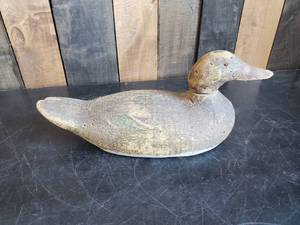 lot 53 image: Vintage Mason Wooden Duck Decoy
