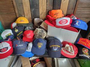 lot 63 image: Large Lot of Vintage FarmTrucker Hats of various Styles and Brands