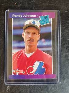 lot 70 image: Rated Rookie Randy Johnson Rookie Donruss Sports Card