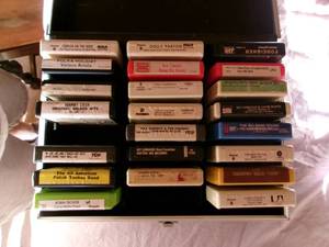 lot 10 image: 8 Track Tapes W Case