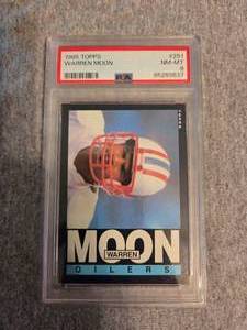 lot 45 image: Graded 1985 Warren Moon #251 Football Card