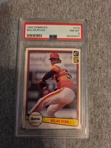 lot 48 image: Graded 1982 Nolan Ryan #419 Baseball Card