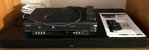 lot 86 image: Emerson DVDVCR Combo Player with Remote and ZVOX Soundbar System