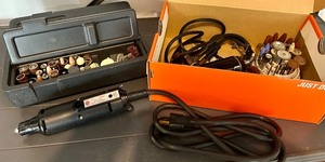 lot 131 image: Dremel Moto Tool Model 280 with Accessories and Attachments