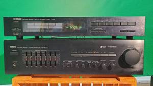 lot 022 image: Matching Yamaha AV-85 PY Stereo Receiver and Yamaha T-500 Digital Tuner