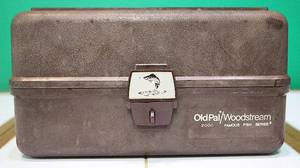 lot 042 image: Old PalWoodstream 2000 Fishing Tackle Box with Contents