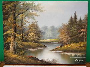 lot 004 image: Original Signed Painting - Landscape