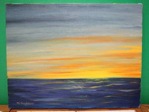 lot 003 image: Signed Oil Painting on Canvas - W. Goodchild 1979
